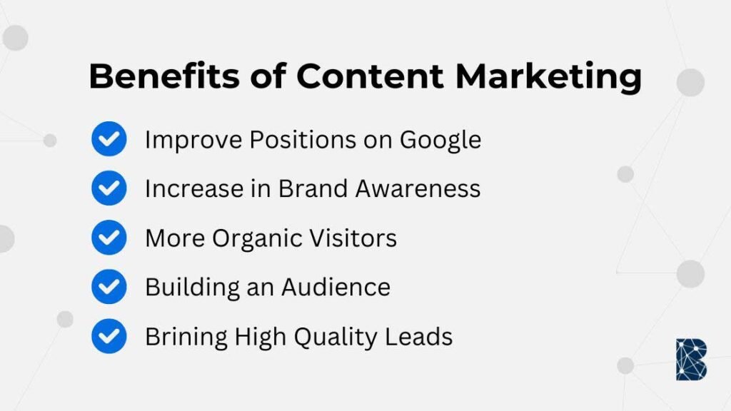 what are the benefits of content marketing